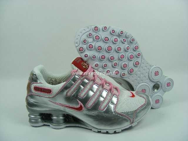 Arrial Nouvelle Nike Shox Nz Chaussures Argent Rose 3013
